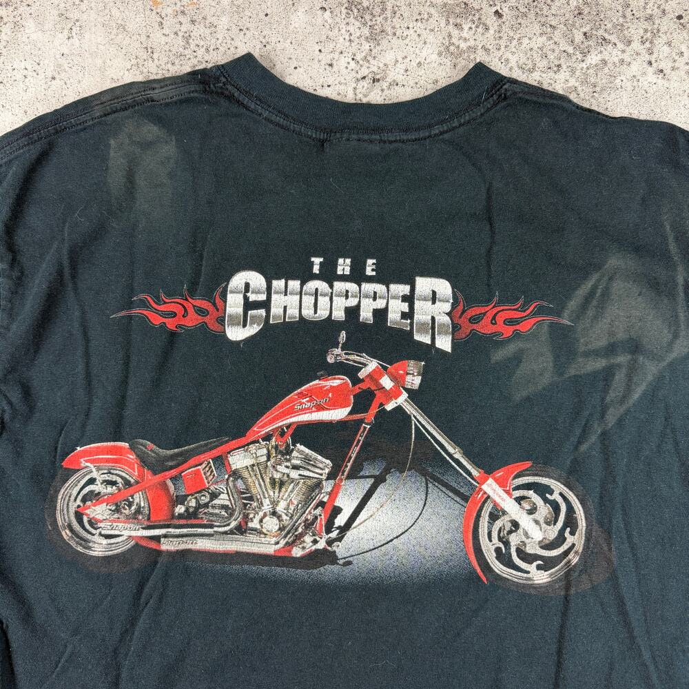 Vintage Snap-On Racing Shirt Chopper Shirt Biker Size XL